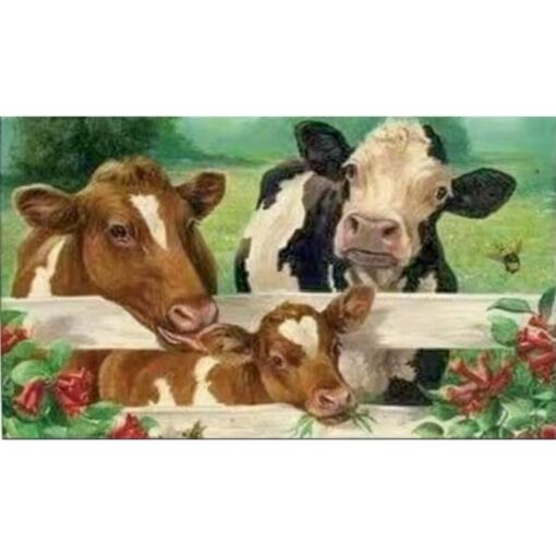 Cows Flat Tin Sign