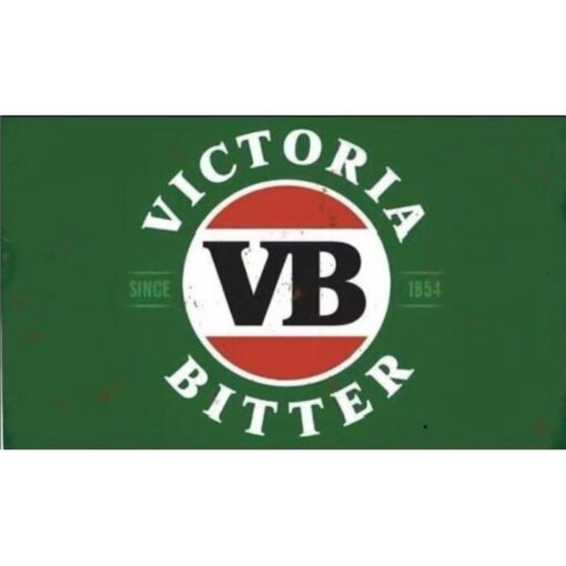 VB 2 Embossed Tin Sign