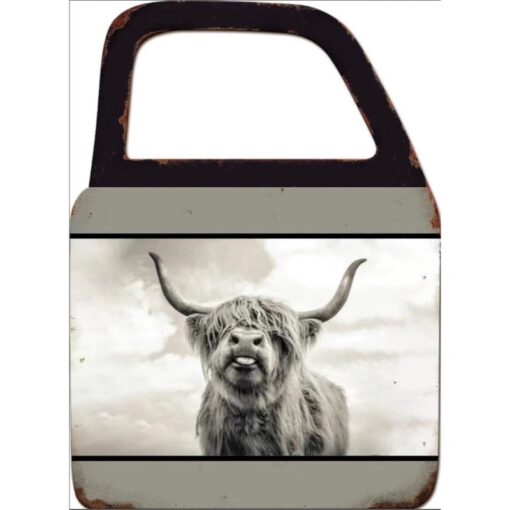 Highland Cow 2 Door Mirror