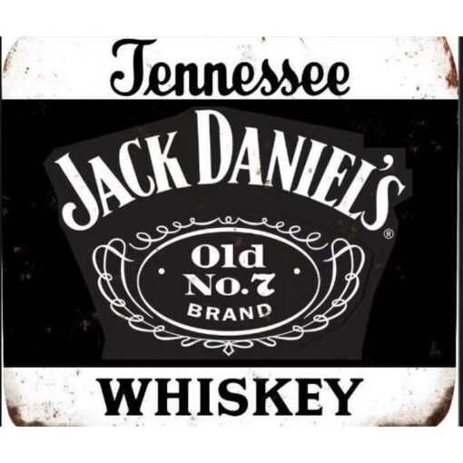 Jack Daniels 3 Embossed Tin Sign