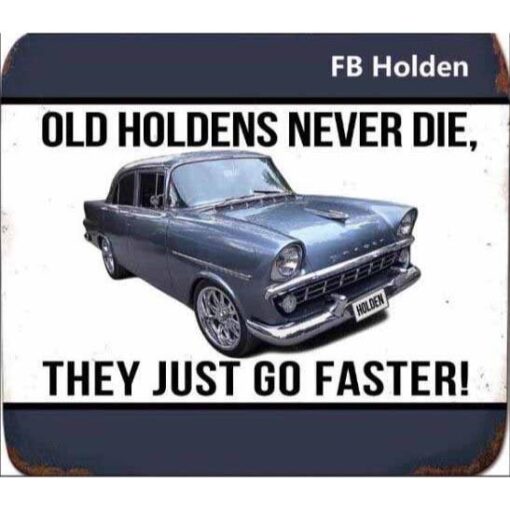 FB Holden Flat Sign