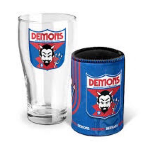 Melbourne Demons Retro Pint & Can Cooler Pack